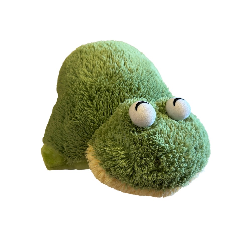 Pillow Pets Pee-Wees Friendly Frog Green Plush Stuffed Animal Pillow Retired